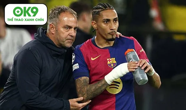 Hansi Flick đau đầu giải bài toán cánh trái với Rashford thiếu phòng ngự.